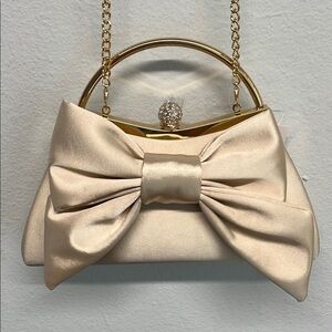 Alessia | Satin Clutch w/ Bow Accent ✨